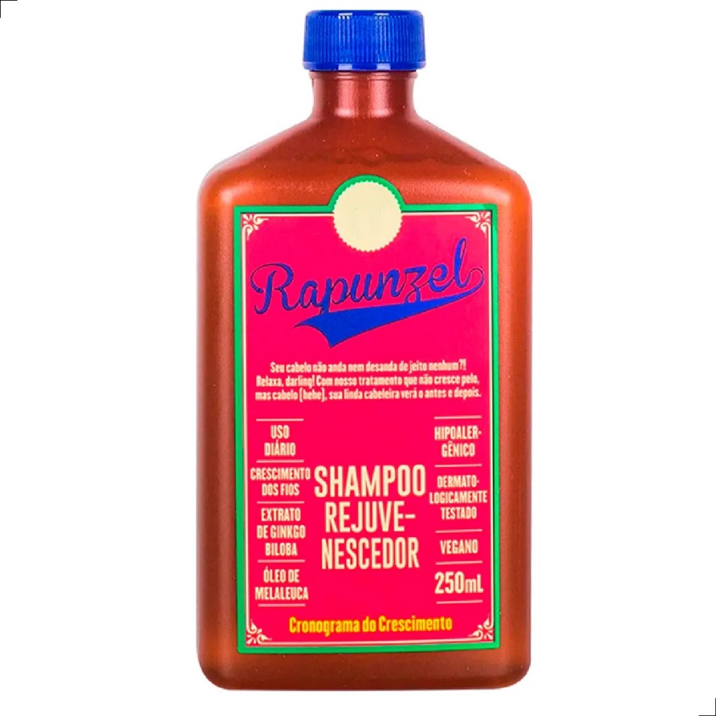 Shampoo Lola Rapunzel 250ml Rejuvenescedor Capilar