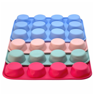 Assadeira Forma de Silicone 12 Cavidades Forminha Pão de Queijo Cupcake Flexível Reutilizável em Oferta na Shopee