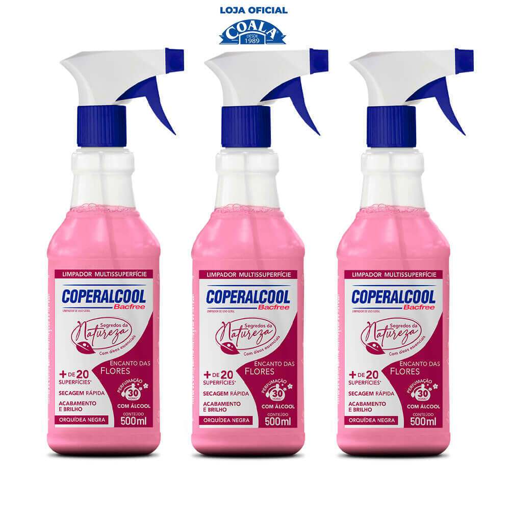 Combo 3 Segredos da Natureza - Encanto das Flores 500ml