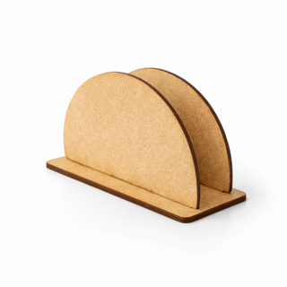 Kit 10 Porta Guardanapo Suporte Meia Lua MDF Cru Mesa Restaurante E Festas em Oferta na Shopee