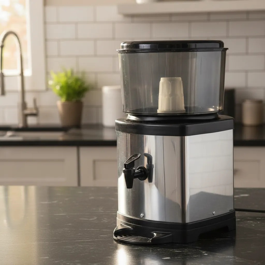 Bebedouro Para Água Filtro Para Água Inox Com Base De Barro 6L em Oferta na Shopee