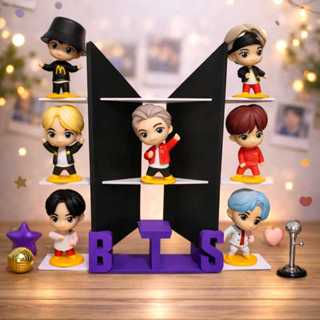 Suporte Exclusivo BTS TinyTAN  Para Coleção McDonald's Prateleira Expositor Bonecos (sem bonecos) em Oferta na Shopee