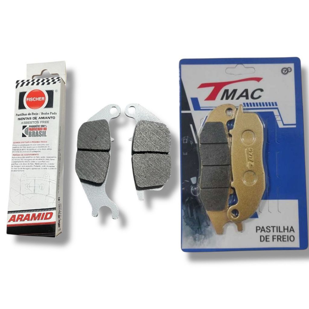 PASTILHA DIANTEIRA E TRASEIRA TITAN 160 2025 COM ABS em Oferta na Shopee