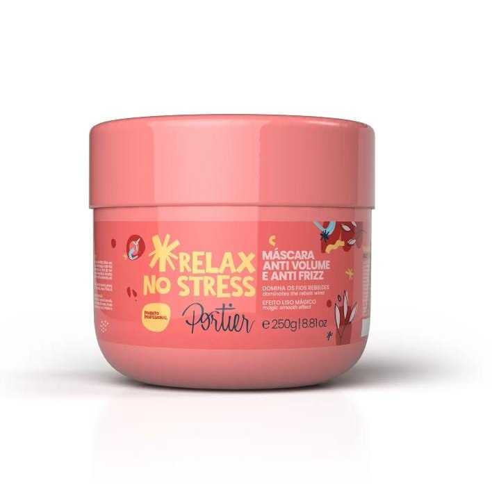 Portier Relax No Stress - Máscara Anti Volume e Anti Frizz