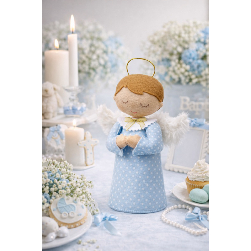 BATIZADO DE BEBÊ - ANJO DA GUARDA - DECORAÇÃO BATIZADO PRONTA ENTREGA - ENVIO IMEDIATO
