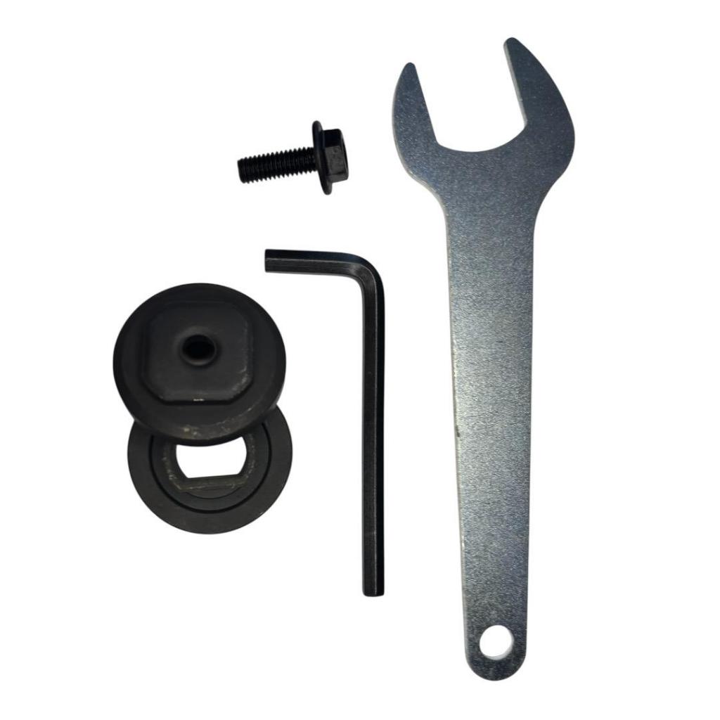 KIT CHAVE DE APERTO MAIS FLANGE E PARAFUSO PARA SERRA MÁRMORE MAKITA