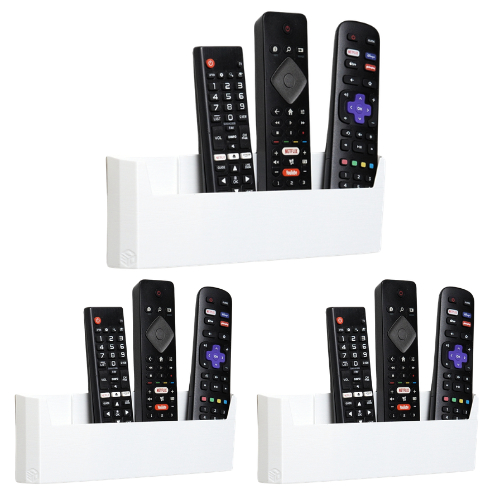 KIT 3 Suporte De Parede Porta 4 Controles Remoto Ar Tv Ventilador Universal New C3D Concept 3d Print