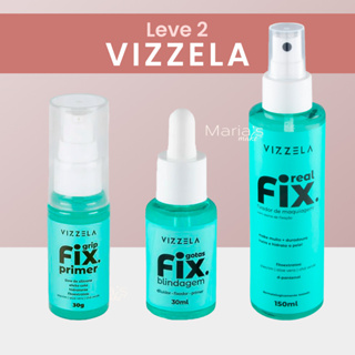 Bruma Fixadora - Primer - Blindagem | Kit com 02 Vizzela Spray Selante Fixadora e Finalizadora Pele para Maquiagem em Oferta na Shopee
