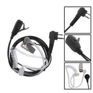 Fone com Microfone de Lapela compatível com Radio HT EP450 DEP450 EB 450 DEP 450 SP50 de tubo acústico transparente em Oferta na Shopee