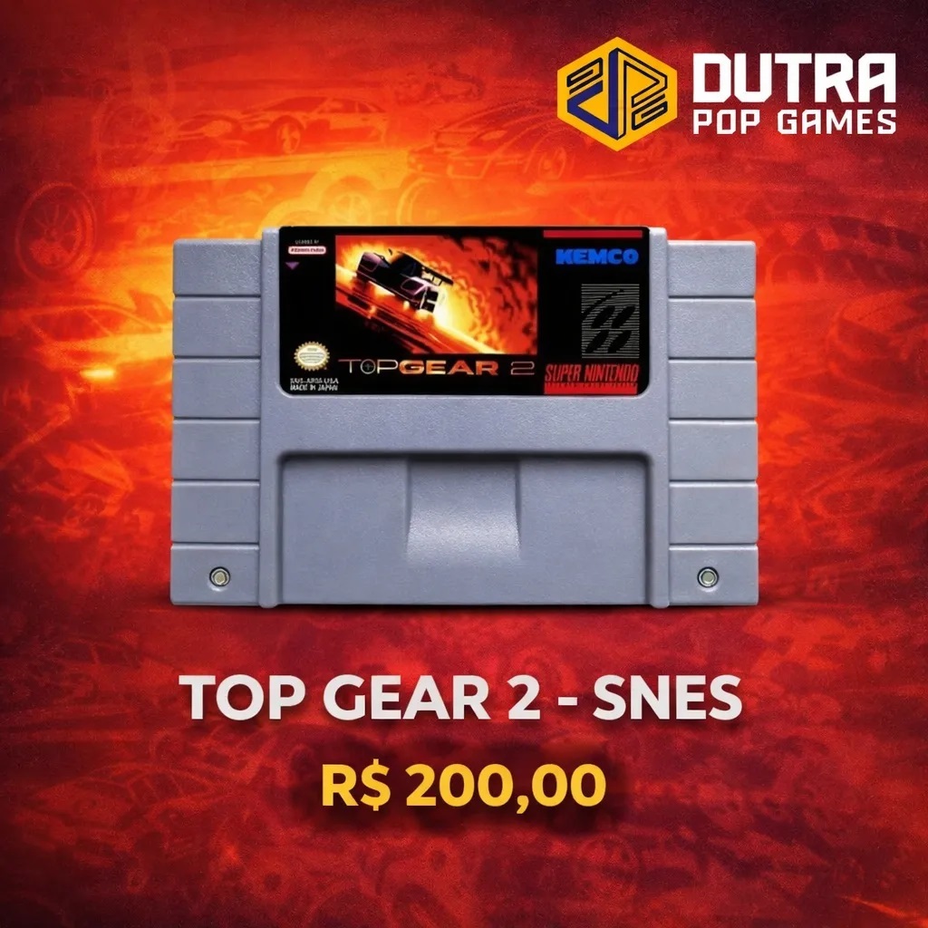 Top Gear 2 Super Nintendo Snes (Paralelo)