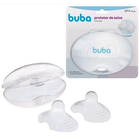 Kit Protetor de Silicone para Seios Proteção para Mamilo BUBA em Oferta na Shopee