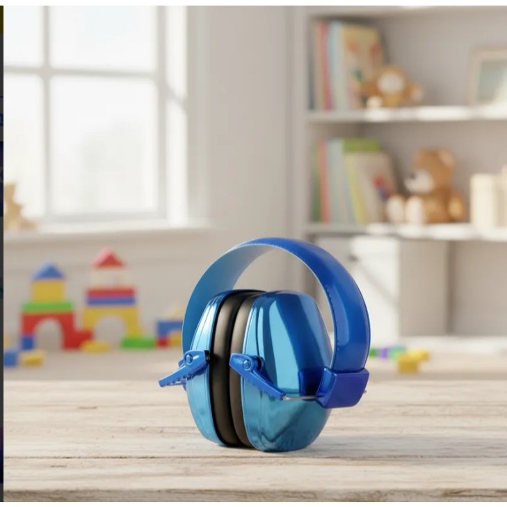 Abafador de Ruídos para Autismo - Design Concha, Confortável para Todas as Idades