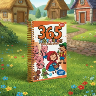 365 Histórias Para Ler e Ouvir / Ouça com QR Code / Espiral em Oferta na Shopee
