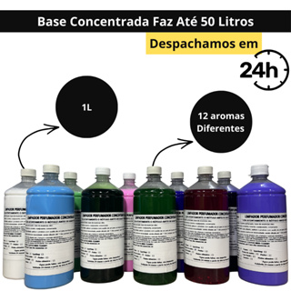 Desinfetante Concentrado Diversas Fragrâncias 500 ml ou 1 L Rende Até 25 ou 50 Litros em Oferta na Shopee