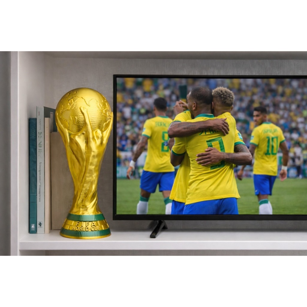 Taça Inspirada na Copa 2026 Estados Unidos | México | Canada | Hexa Brasil