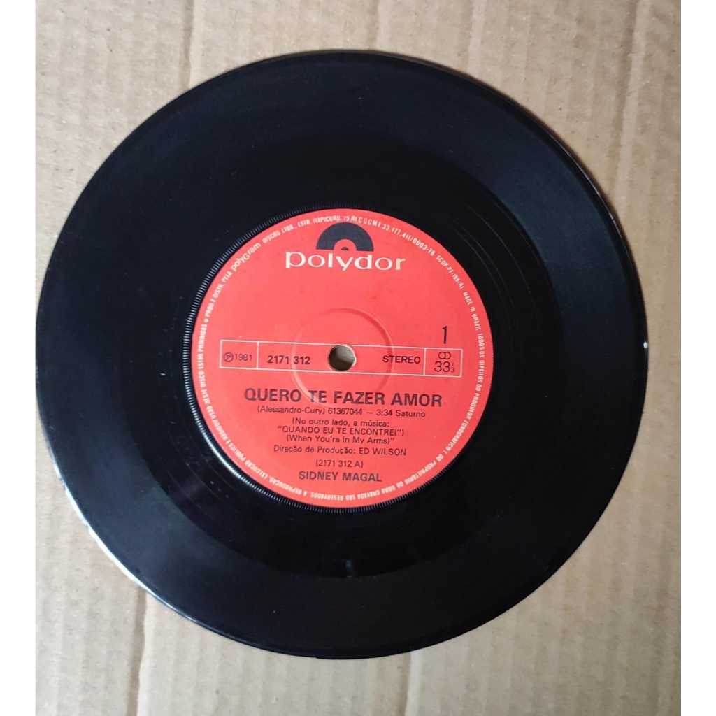 Compacto Sidney Magal Quero Te Fazer Amor Polydor 1981