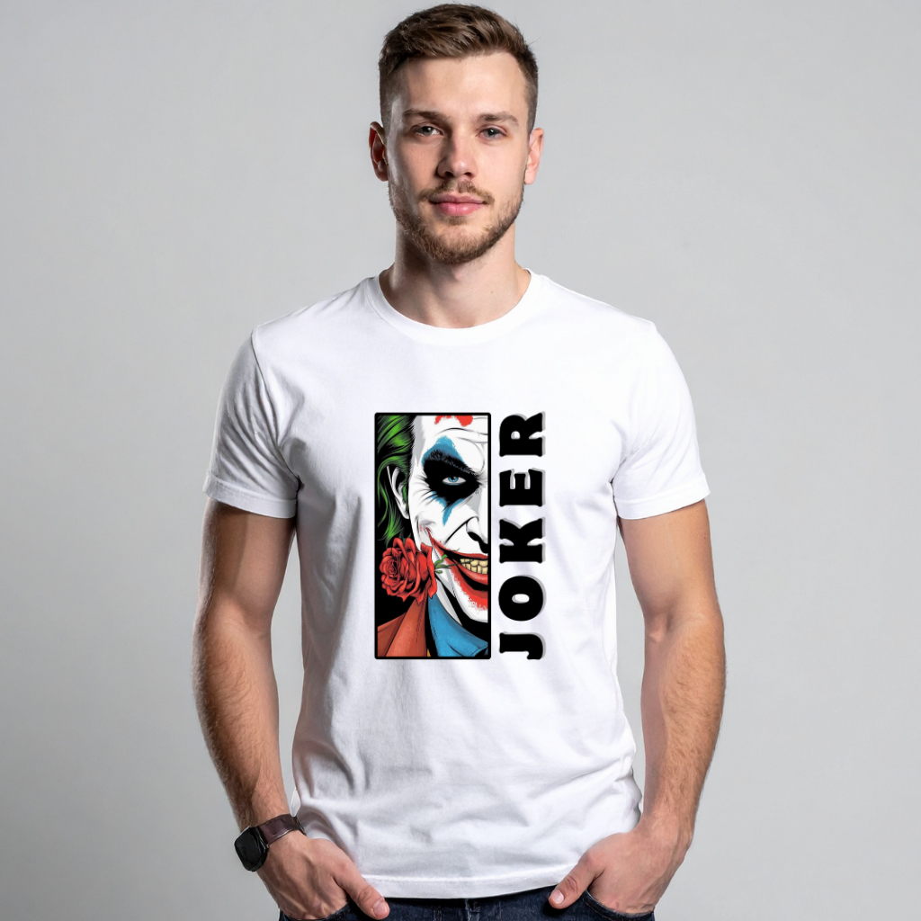 Camiseta camisa blusa estampada frases  coringa joker tendencia em alta  dia a dia moda MASCULINA
