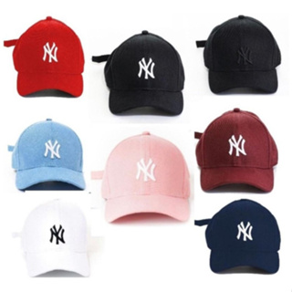 Boné NY Aba Curva Unissex Masculino e Feminino Blogueira New York Estiloso Moda Trend em Oferta na Shopee