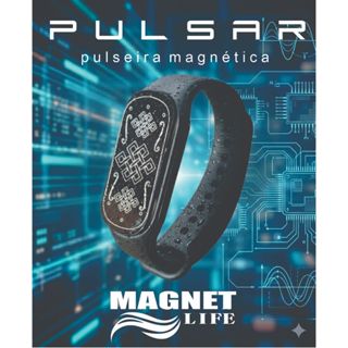 Pulseira Magnética do equilibrio MAGNETLIFE  com imãs de neodimio 3500 e infravermelho longo grounding energia magnética em Oferta na Shopee