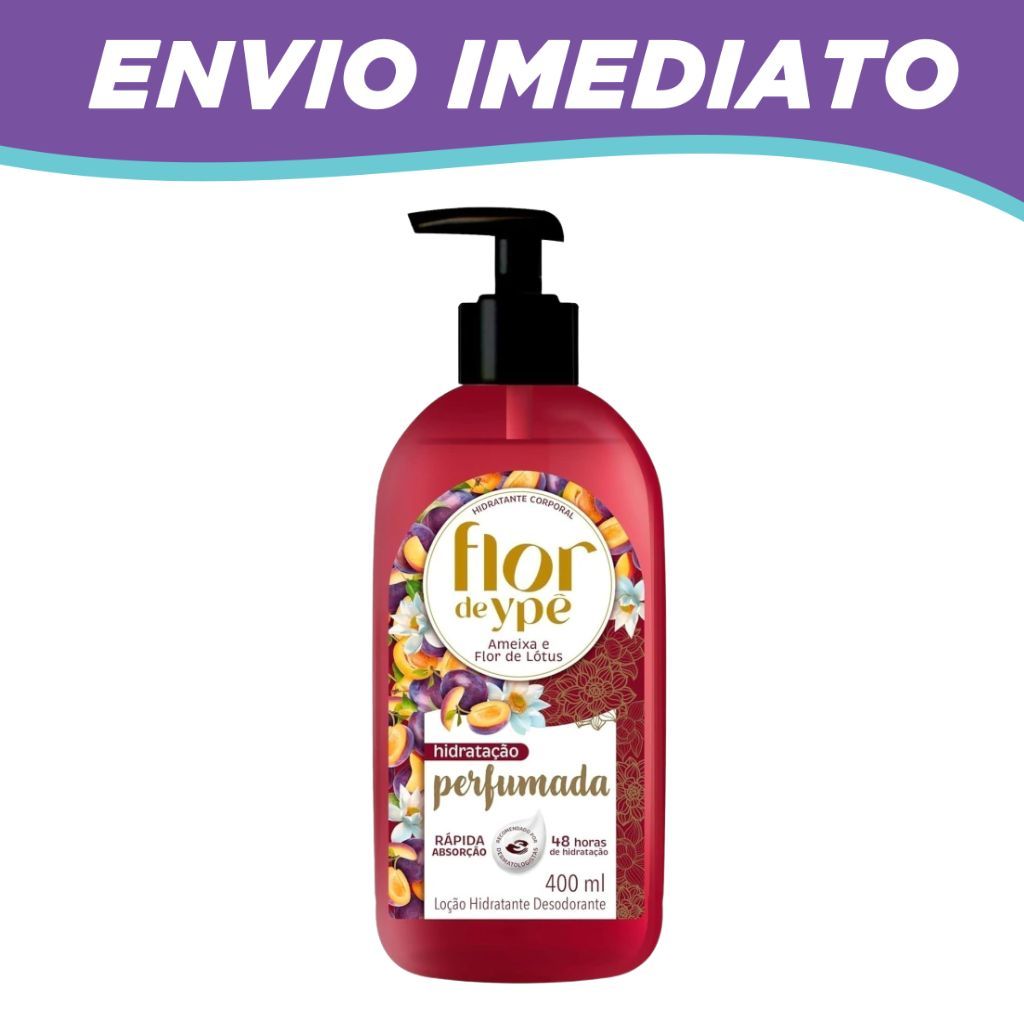 Hidratante Corporal Flor de Ypê Ameixa e Flor de Lótus 400ml