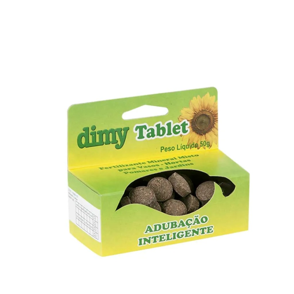 Dimy Fertilizante Tablet Adubação Inteligente 50g