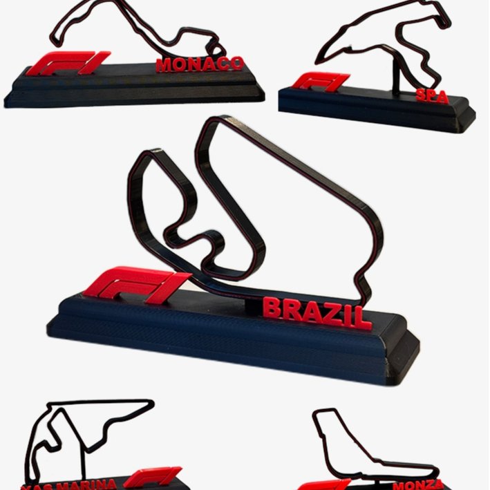 Circuito Formula 1 Pista F1 Miniatura, Decoração, Presente namorado homem, Pla Alta Qualidade, Automobilismo