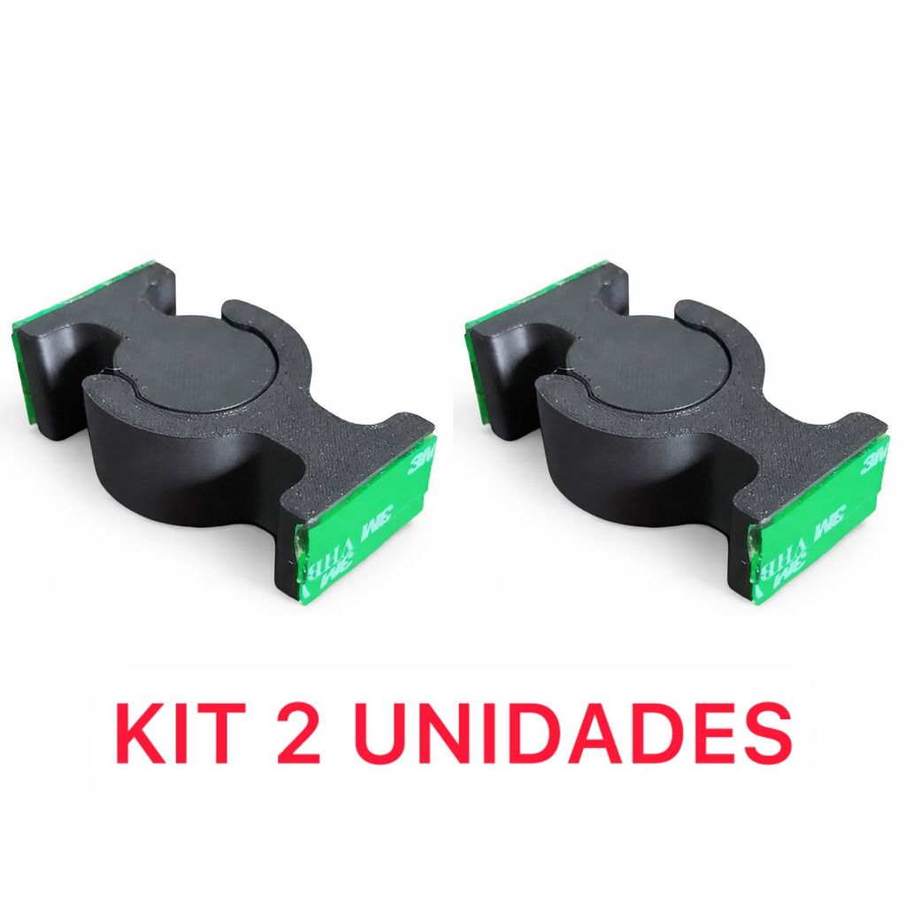 Kit2 Trava Para Porta Prendedor de Porta Sem Furo Alta Durabilidade Plástico Reforçado