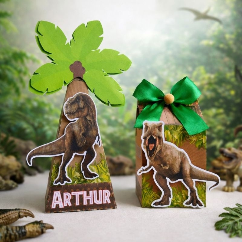 Kit Festa Dinossauro Jurassic PEGUE E MONTE | lembrancinhas | personalizados para festa e aniversário infantil
