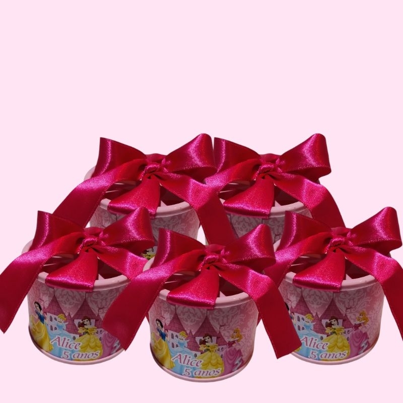 kit Tubolatas personalizadas 5x6 Lembrancinhas chá de bebê/aniversário/batizados/ Princesas ,diversos temas