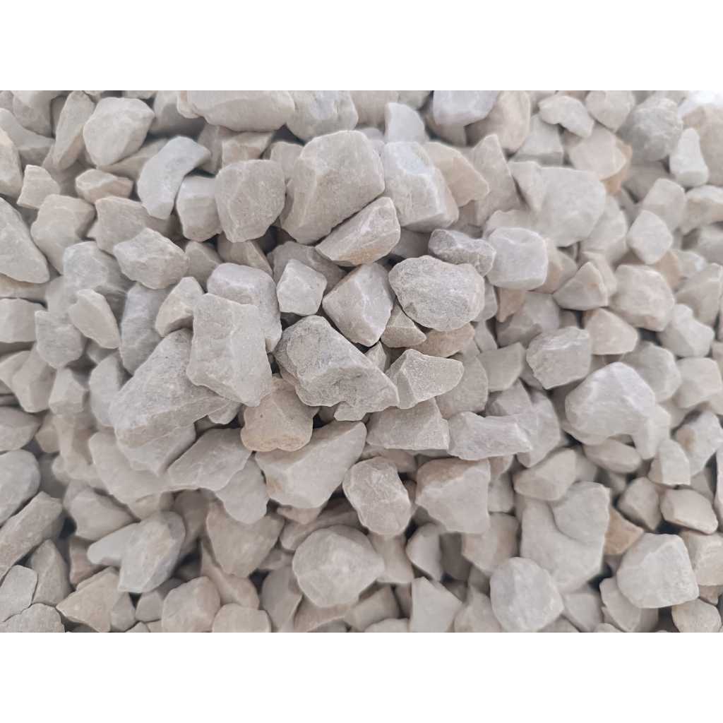 Granilha Palha N3 Cascalho Pedra de Jardim Natural Decoração Vaso Paisagismo 1-5Kg
