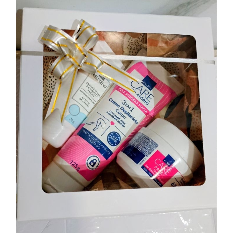 Renew Gel De Limpeza 30g+ CREME FACIAL ANTISSINAIS +Creme Depilatório para o Corpo 125g...