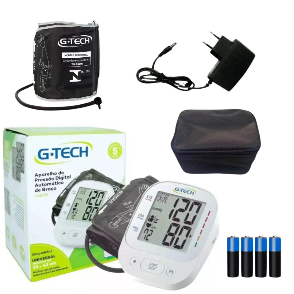 Aparelho De Pressão Braço Digital Gtech La800