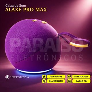 [ORIGINAL] ALAXE PRO MAX Caixa de Som c/ COMANDO DE VOZ POR APP Bluetooth - ENVIO CORES ALEATÓRIAS em Oferta na Shopee
