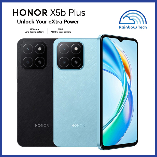 Honor X5b Plus 4G – 256GB | 4GB RAM | Tela 90Hz | Bateria 5200mAh em Oferta na Shopee