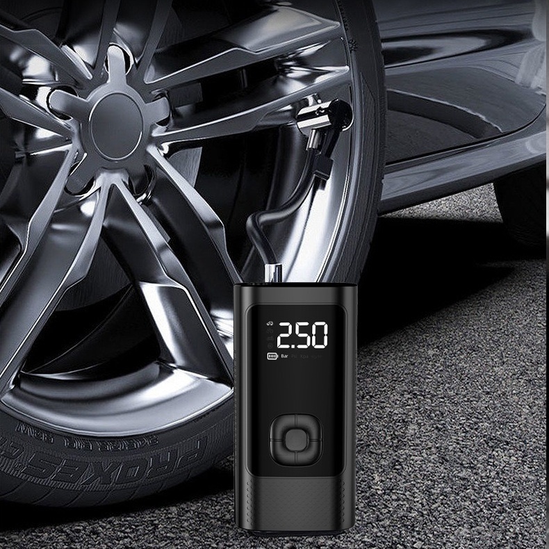 Bomba de Ar Elétrica 12V Compressor Portátil para Pneus de Carro — foto 6