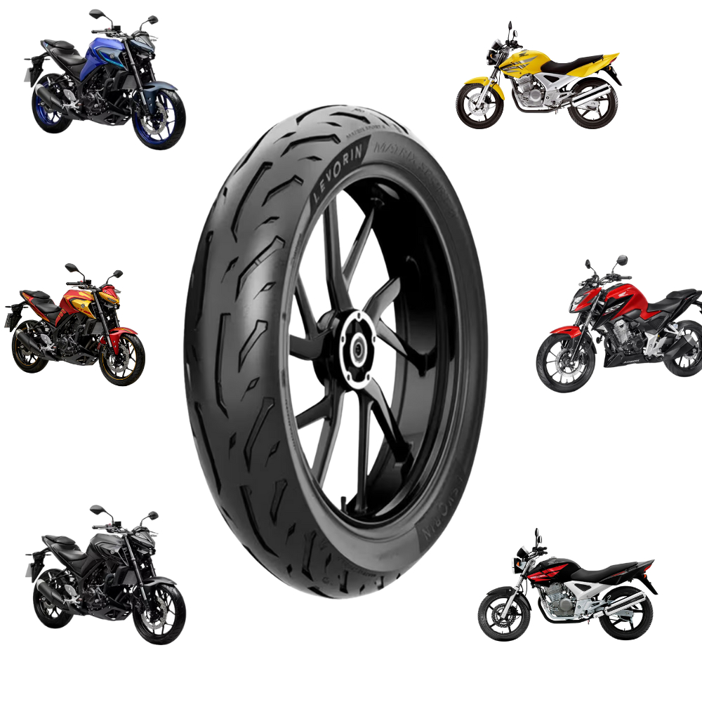 Pneu Moto Levorin 130/70-17 Matrix Sport 2 Traseiro Fazer 250 CBX 250