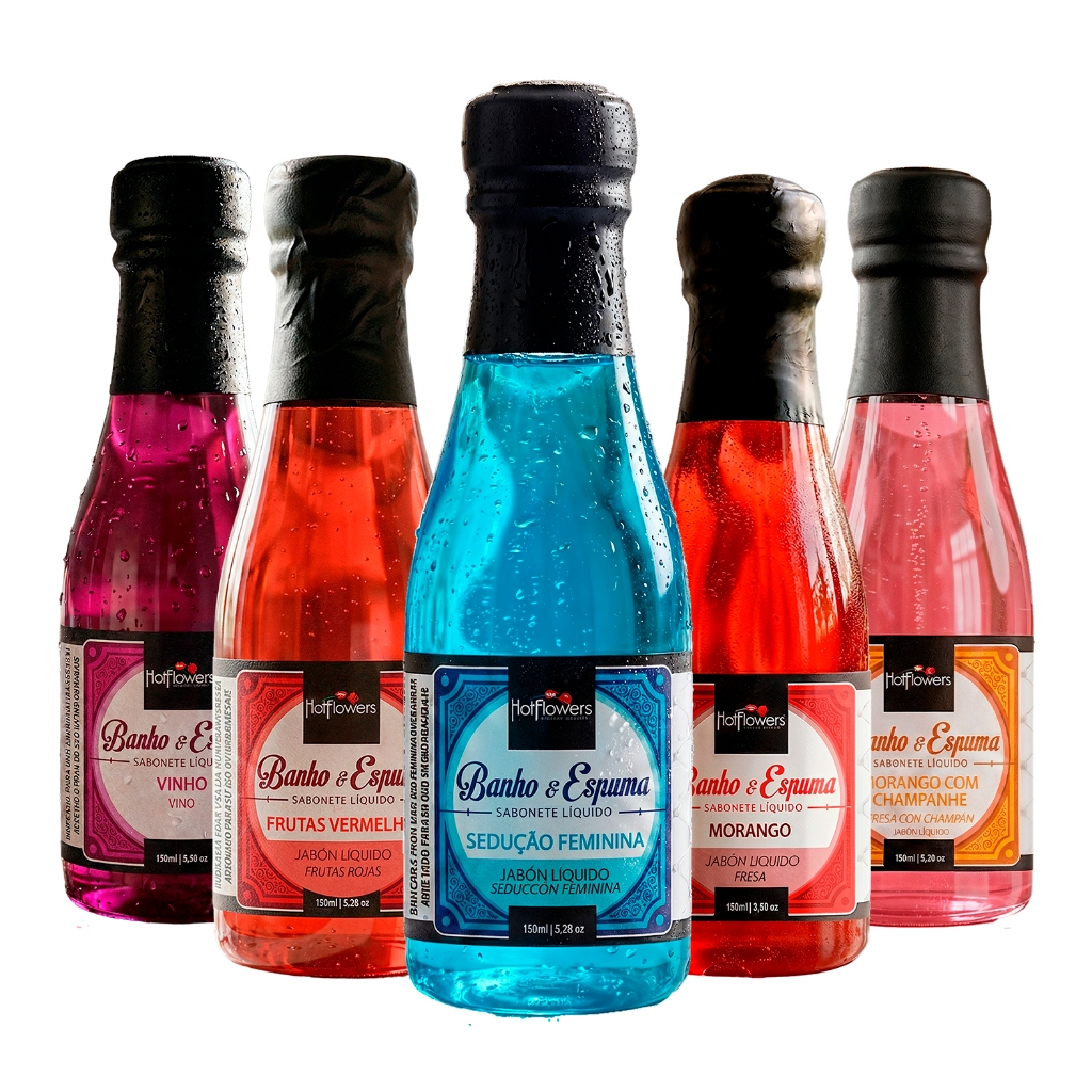 Espuma de Banho para Banheira Hidromassagem SPA Sabonete Corporal 150ml Hot Flowers em Oferta na Shopee