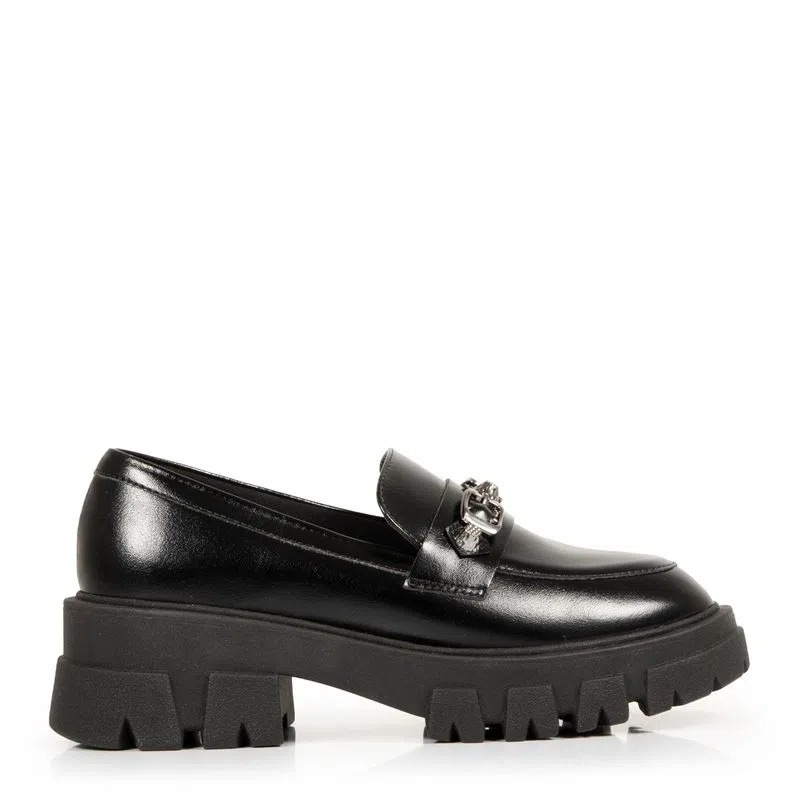 MOCASSIM PRETO TRATORADO DETALHE ÔNIX