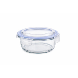 Pote Hermético Vidro 400ml Redondo com Trava | Antivazamento | Vai ao Micro-ondas e Freezer em Oferta na Shopee