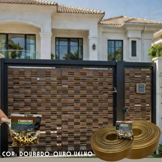 Protetor de Portão Varias Cores (Tam: 50, 25 ou 10m de comp X 7 cm de altura) em Oferta na Shopee