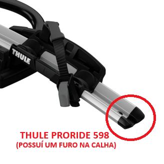 Tampa Ponteira da calha Thule Proride 598 - Impressão 3D Alta Resistência