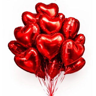 10 Balão Coração Metalizado 18" Polegadas 45cm Casamento Mãe Namorado em Oferta na Shopee