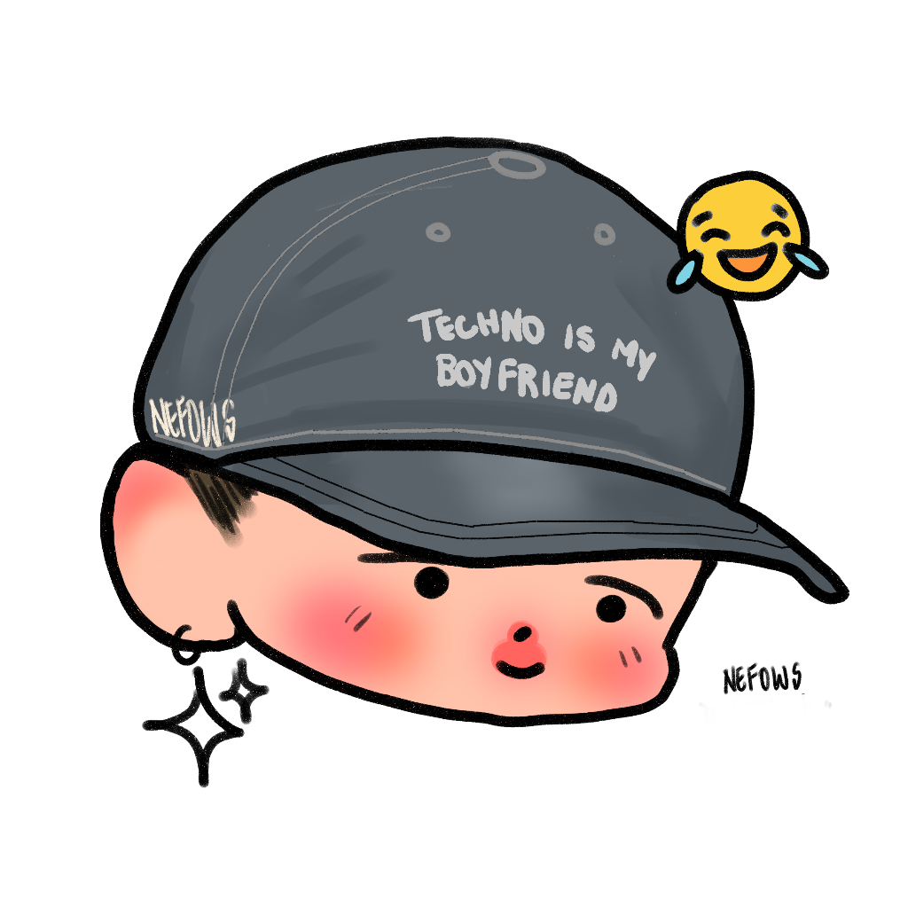 ADESIVO sticker papel adesivo fotografico Namjoon -techno is my boyfriend