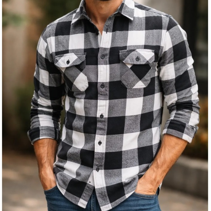 CAMISAS XADREZ MASCULINA FLANELADA MONGA LONGA APROVEITE