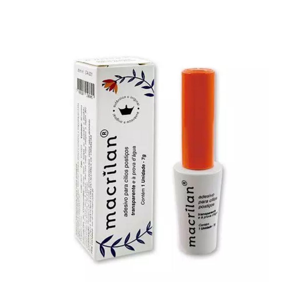 Cola de Cílios Transparente Macrilan - Fixação Forte, Secagem Rápida, À Prova D"Água em Oferta na Shopee