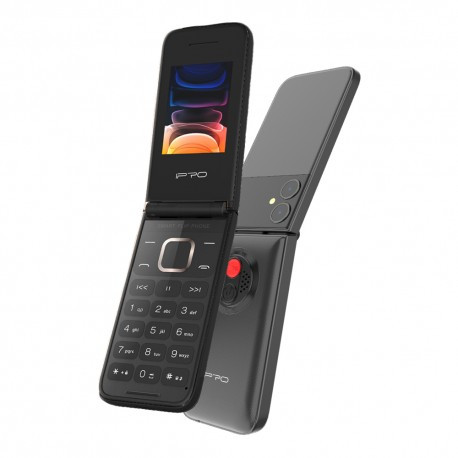 CELULAR PARA IDOSO IPRO V20S FLIP - DUAL SIM - 4G - PRETO LANÇAMENTO EM 4G NAO TEM WHATSS APP
