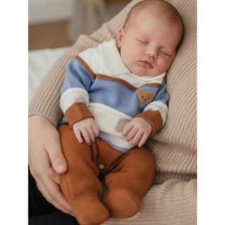 Macacão para bebê Tricô Mateo em Oferta na Shopee