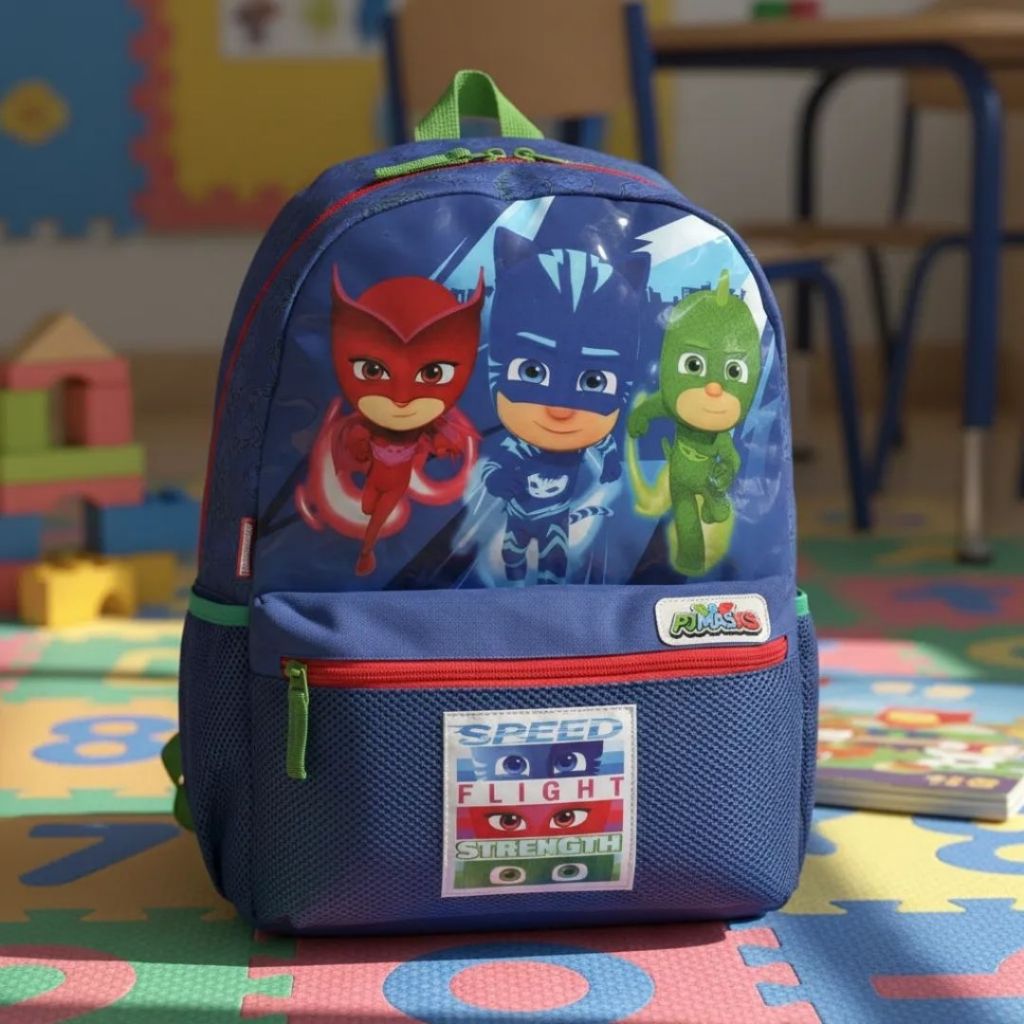 Mochila Infantil Costas Infantil PJ MASK M Sestini Escolar