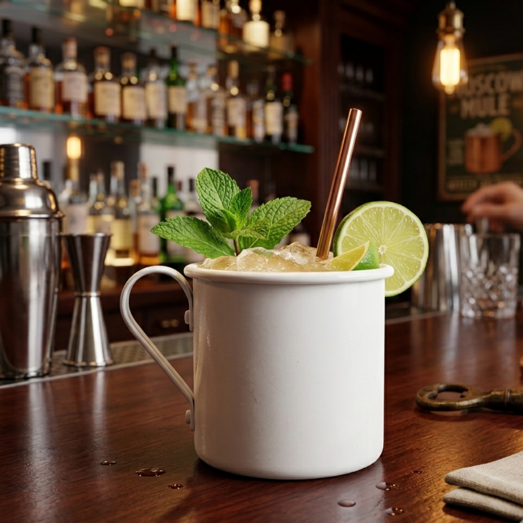 Kit 50 Canecas 350 Ml De Alumínio Moscow Mule Alça Reforçada Bebidas Copo Xicara Festas Casamento