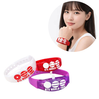 Pulseiras Led BTS Tour a Kpop